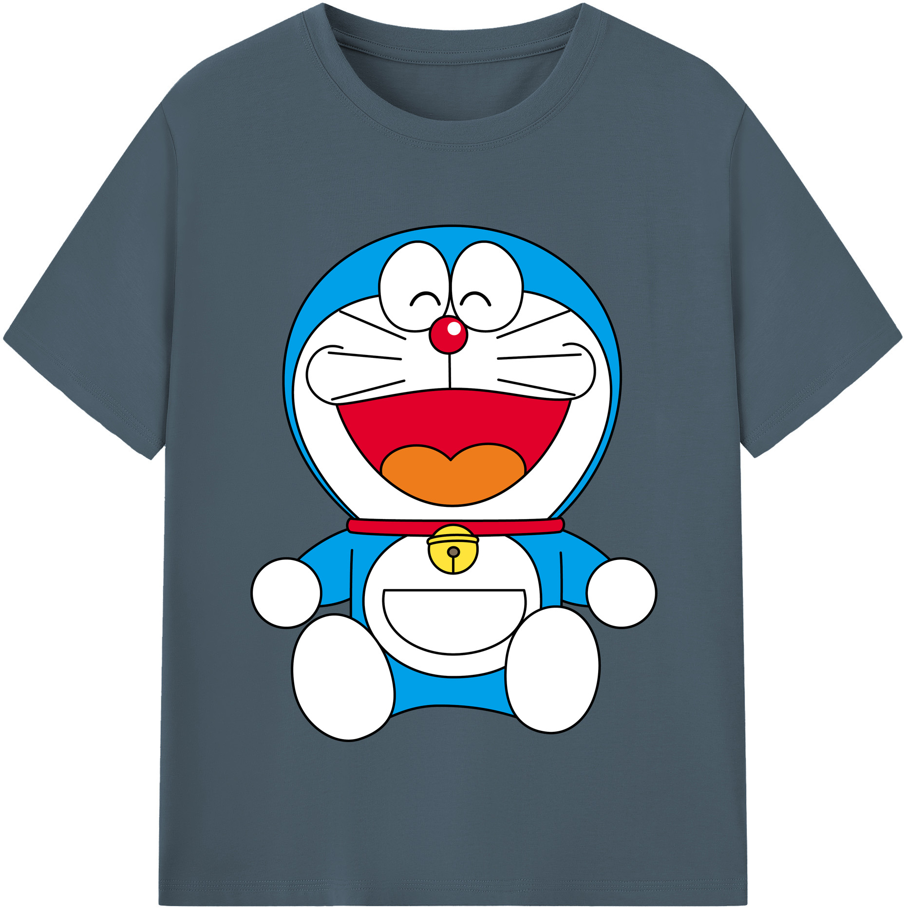 （画像用） ドラえもん Doraemon 綿100％半袖Tシャツ（フロントプリント）